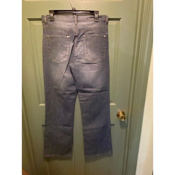 Politix Men's 5-Pocket Denim Boot-Cut Jeans Mid-Rise Stretch Blue Size 32x33 - Picture 5 of 8